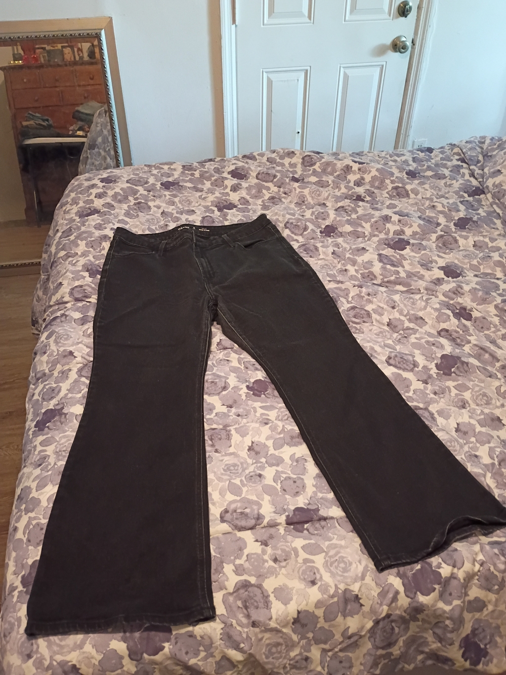 Old Navy Black Flared Jeans